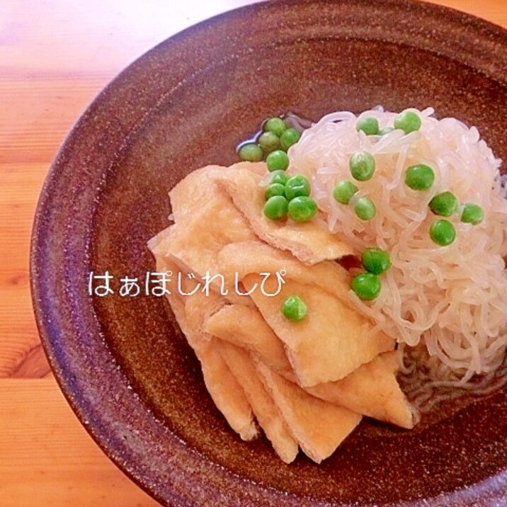 油揚げとしらたきの煮物✿